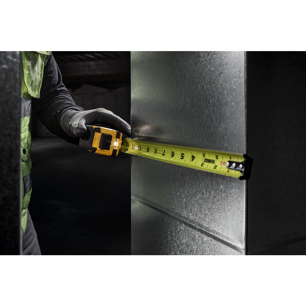 DeWalt DWHT35625S TOUGHSERIES 25' x 1-1/4" LED lighted Tape Measure , Micro USB Port - 8