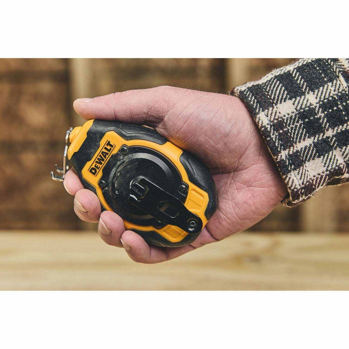 DeWalt DWHT48330BC Compact Chalk Reel Kit with 50 ft. String and Blue Chalk – Durable, Fast Rewind - 8