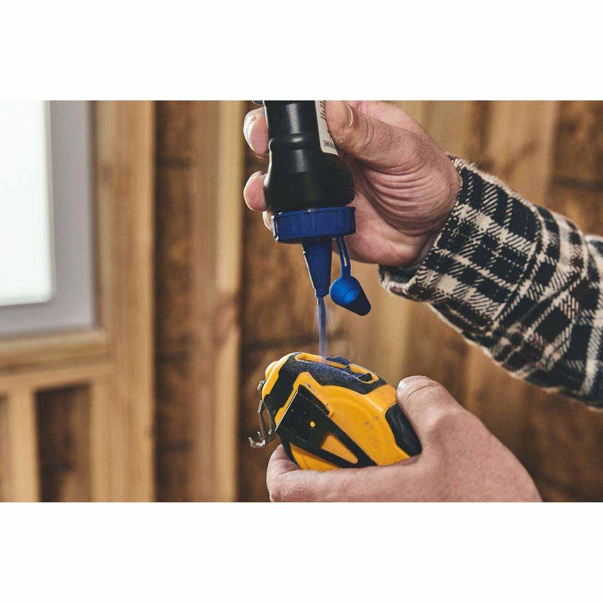 DeWalt DWHT48330BC Compact Chalk Reel Kit with 50 ft. String and Blue Chalk – Durable, Fast Rewind - 10