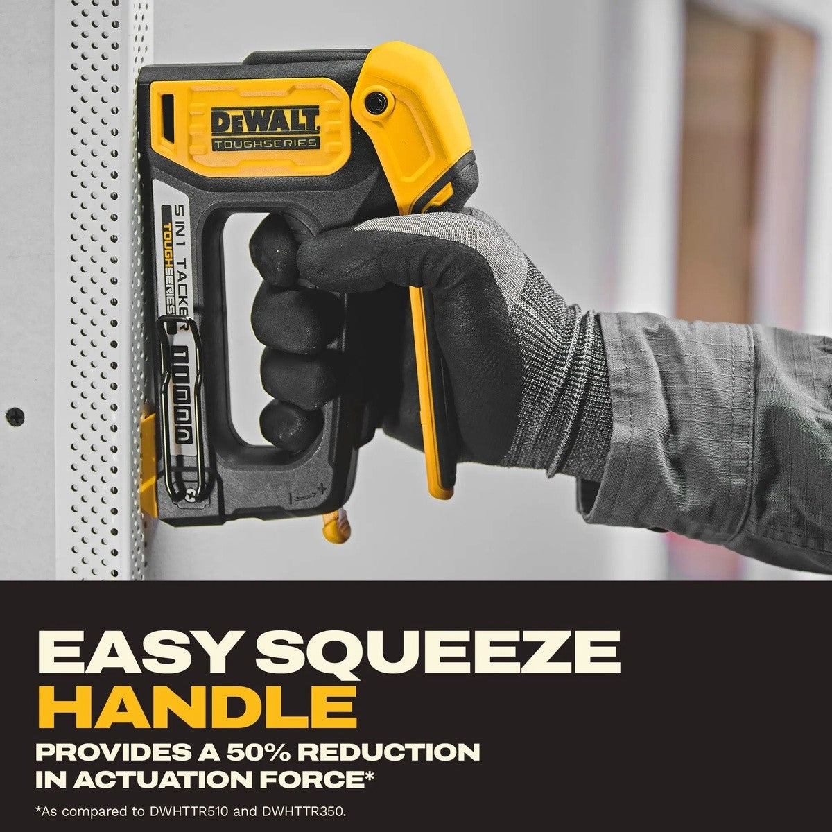 DeWalt DWHT70510 TOUGHSERIES 5-in-1 Multi-Tacker Manual Staple and Brad Nail Tool - 5