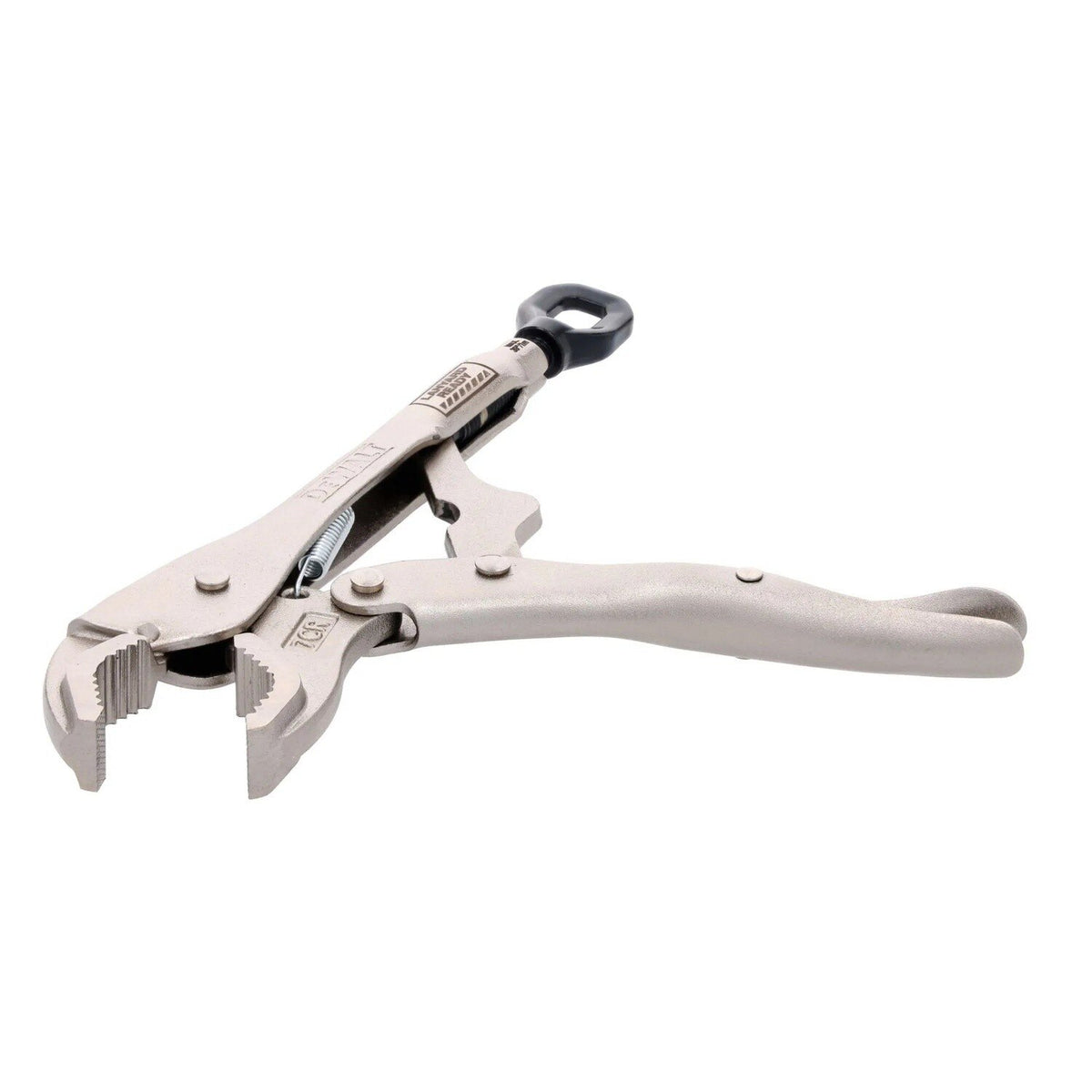 DeWalt DWHT7CR 7" Curved Jaw Locking Plier with Lanyard Ready Adjustment Screw - 3