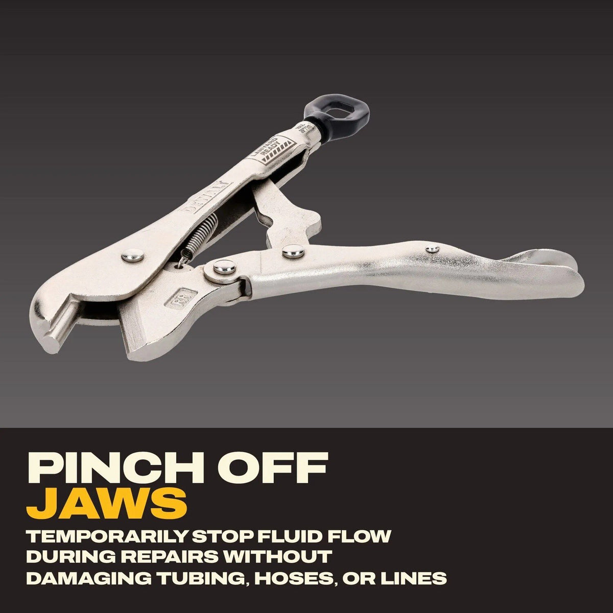 DeWalt DWHT7RR 7" Locking Pinch Off Tool for Tubing Hoses and Lines - 3