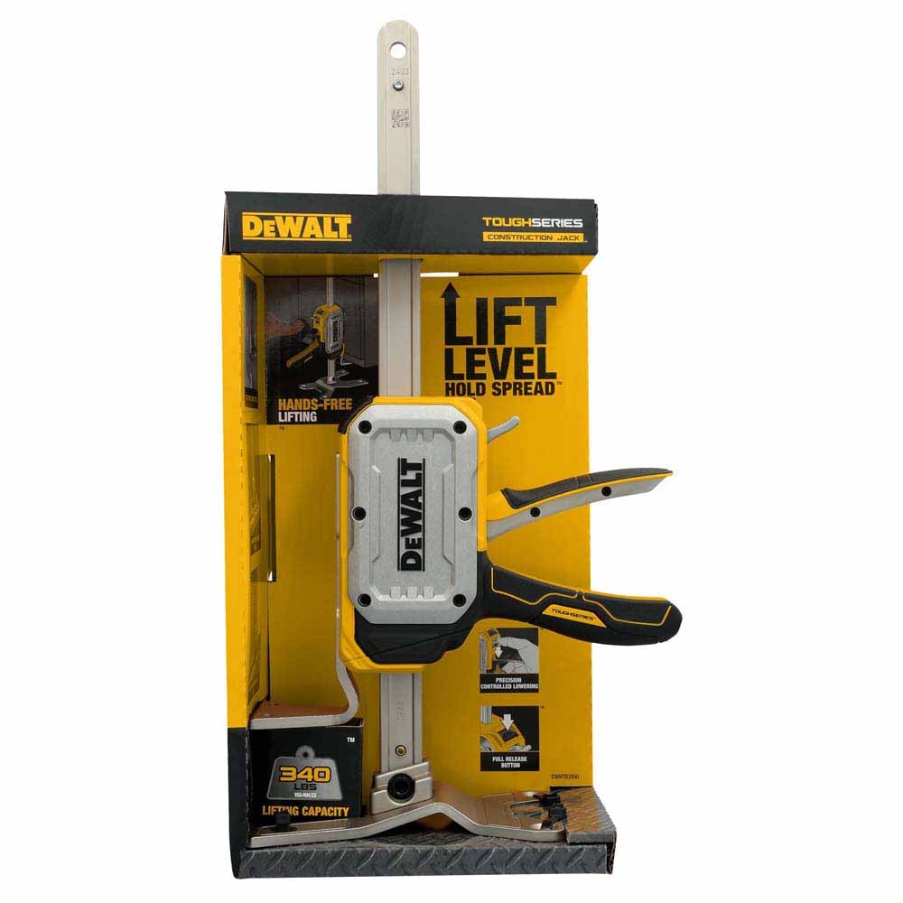 DeWalt DWHT83550 ToughSeries 8-3/4 in.Lift Height , 340 lb. Capacity Construction Jack - 13