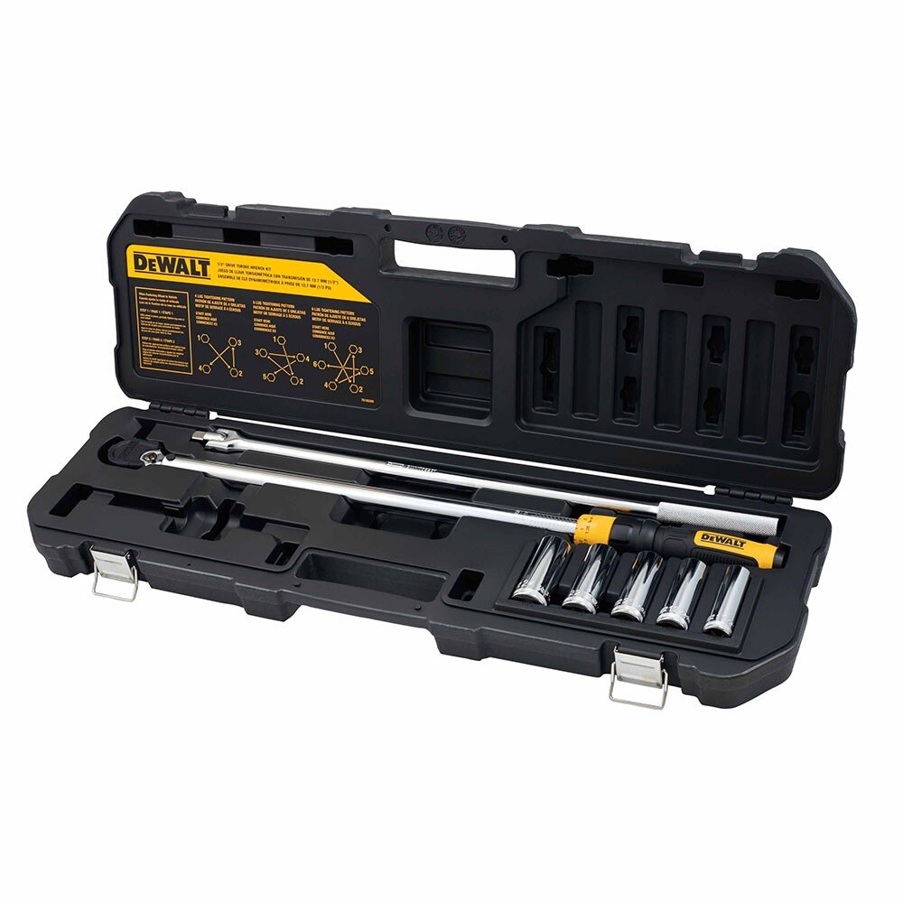 DeWalt DWMT17107 1/2 in. Drive Torque Wrench Tire Change Kit (7 pc.) - 5
