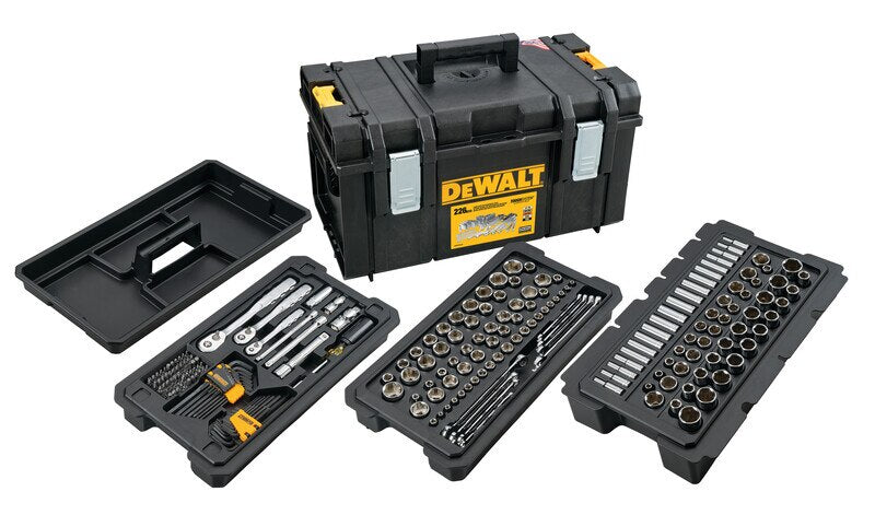 DST セット DEWALT Mechanic Tool Set, 226 Pieces, 1/4