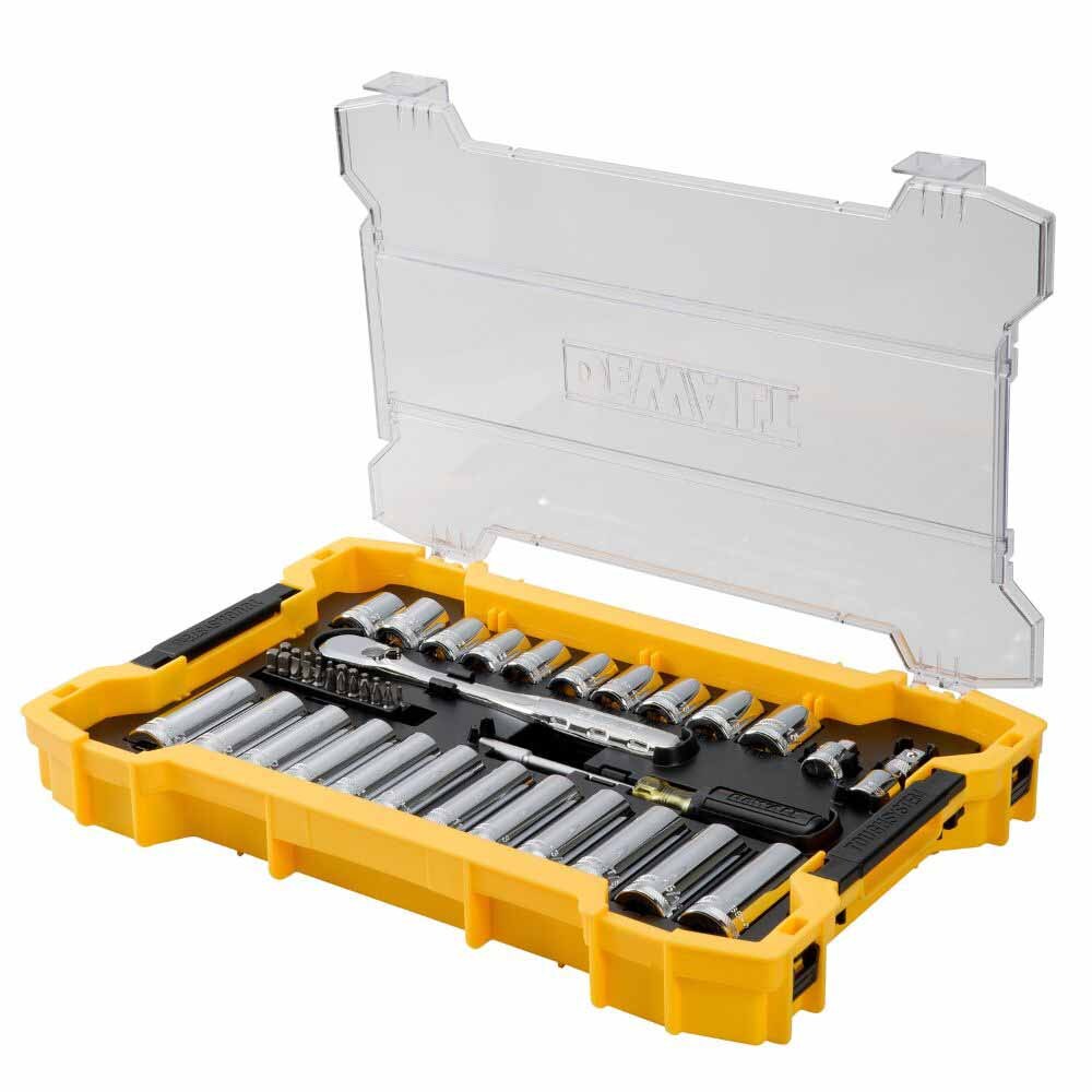 DeWalt DWMT45403 85pc 3/8" & 1/2" Mech Tool Set + TS Tray & Lid - 4