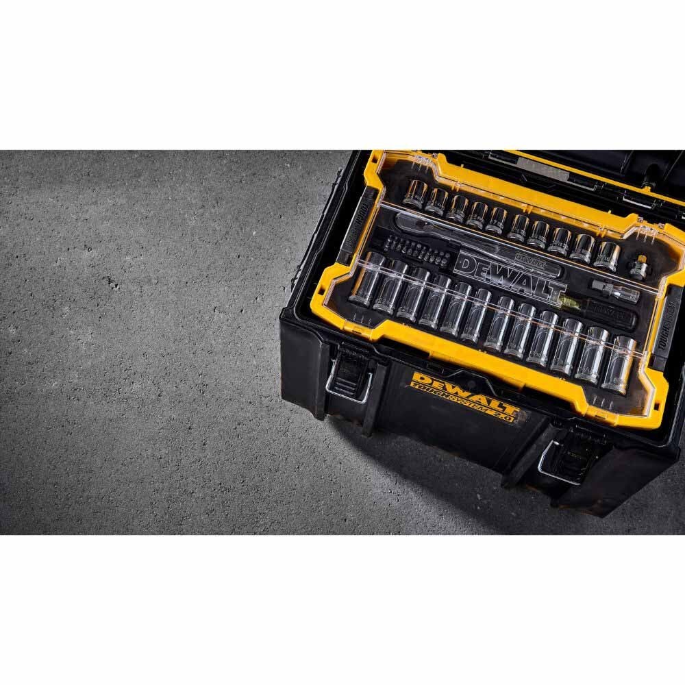 DeWalt DWMT45403 85pc 3/8" & 1/2" Mech Tool Set + TS Tray & Lid - 8