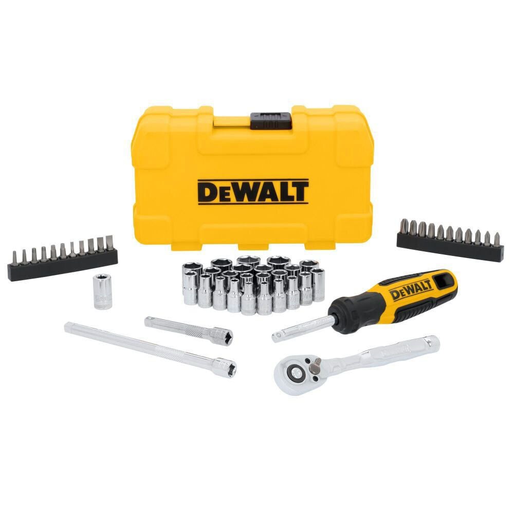 DeWalt DWMT45422 50-Piece 1/4-in. Drive Mechanics Tool Set