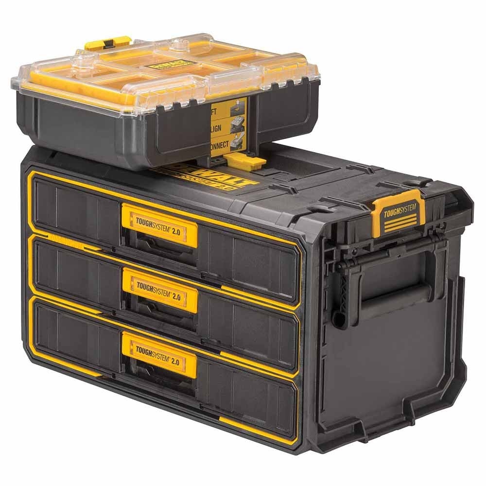DeWalt DWST08330 ToughSystem 2.0 Three-Drawer Unit - 9