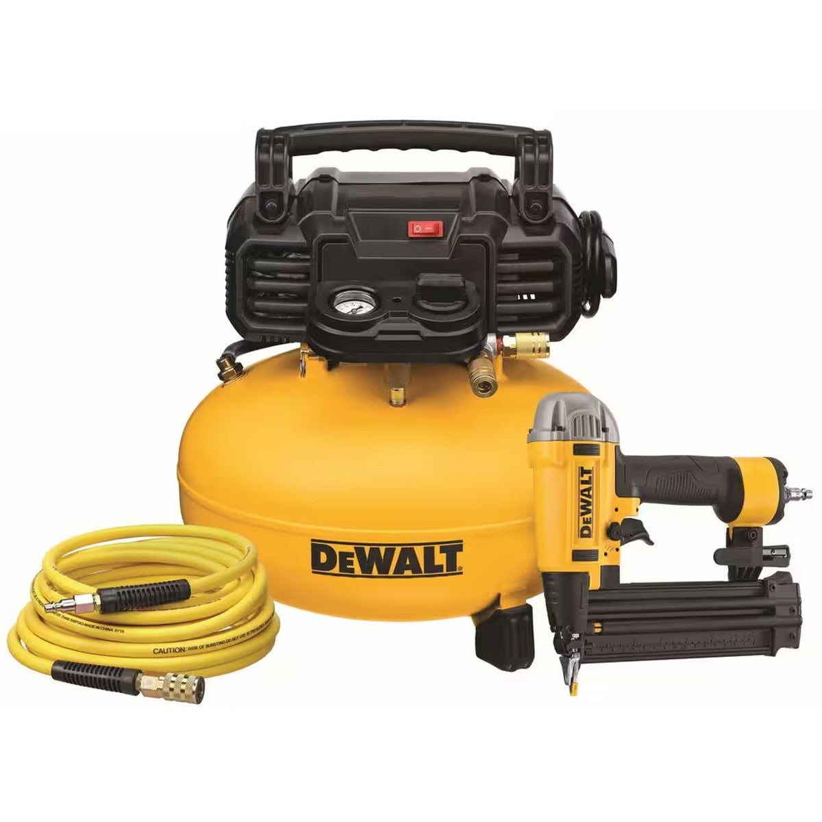 DeWalt DXCM1KIT 6 Gal 165 PSI Pancake Electric Air Compressor and 18-Gauge Brad Nailer Combo Kit
