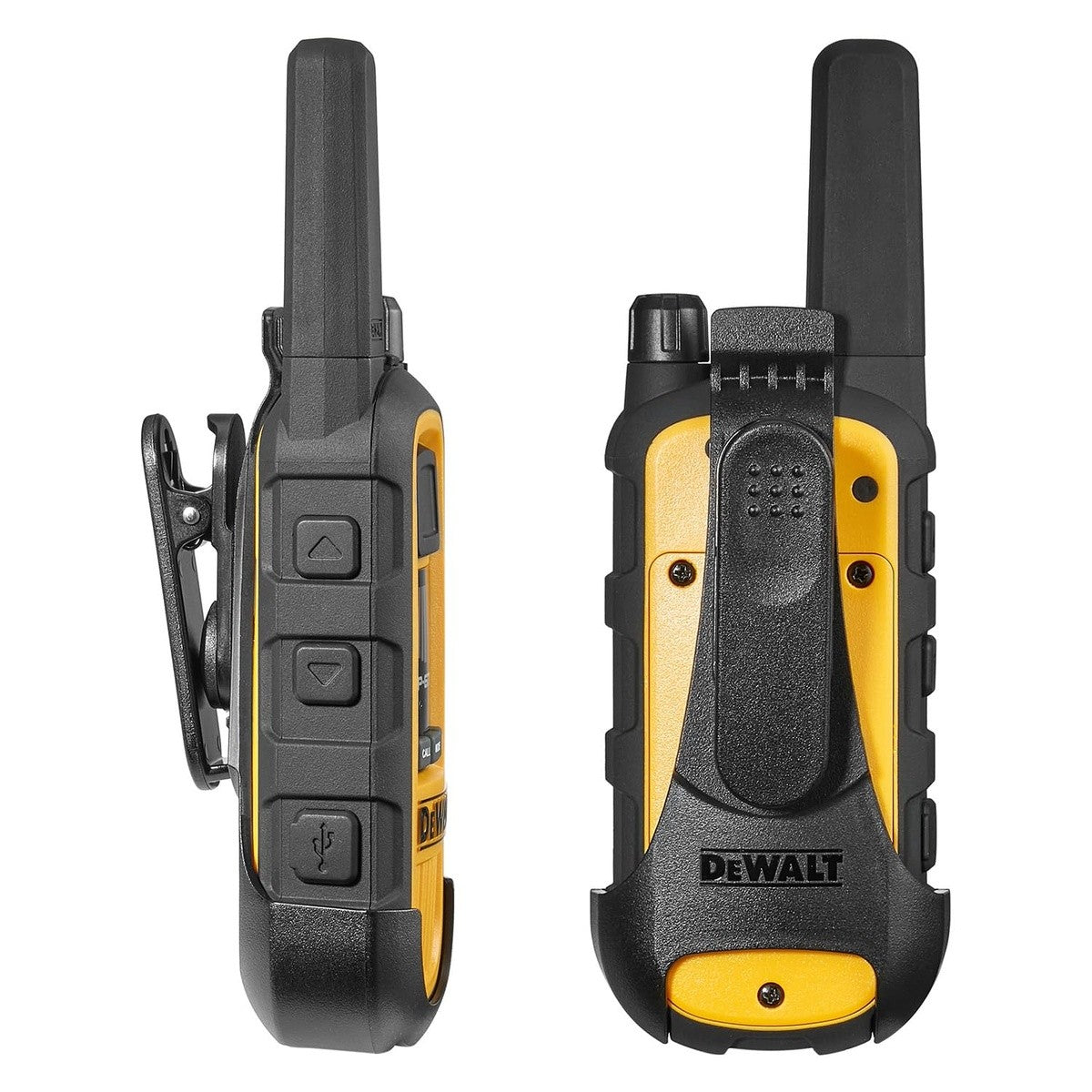 DeWalt DXFRS800-BCH6 2 Watt Heavy Duty Waterproof Shock Resistant Long Range Rechargeable Two-Way Radios with VOX (6 Pack with Gang Charger) - 10