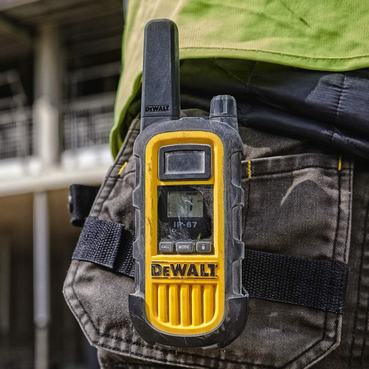 DeWalt DXFRS800-BCH6 2 Watt Heavy Duty Waterproof Shock Resistant Long Range Rechargeable Two-Way Radios with VOX (6 Pack with Gang Charger) - 20