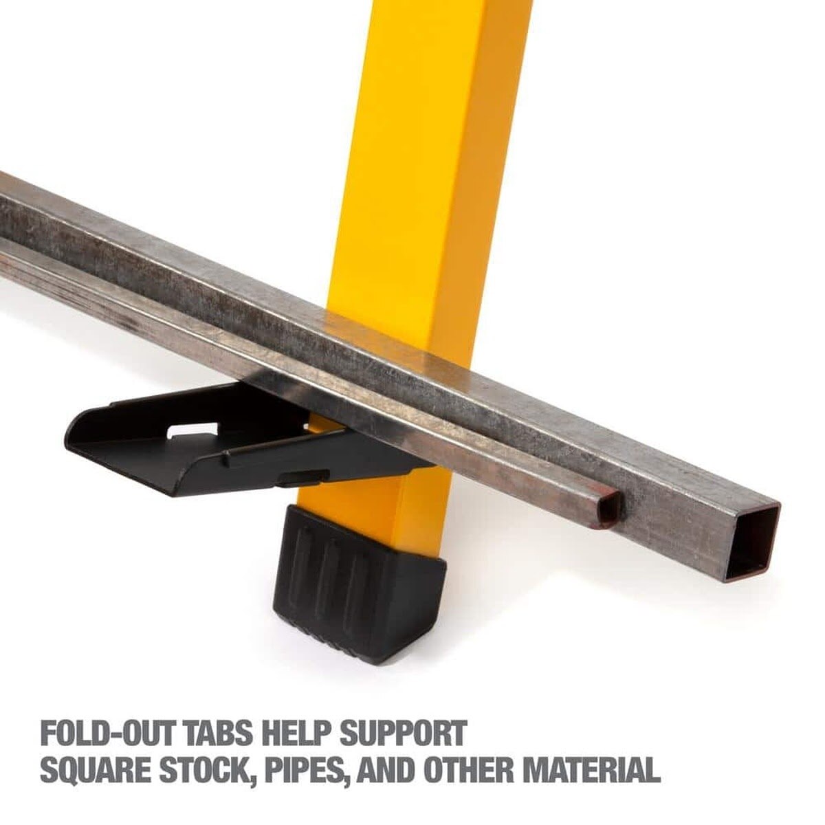 DeWalt DXMF3603WSH Adjustable Height Portable Steel Welding Sawhorse with Grounding Stud and V-Notches - 2