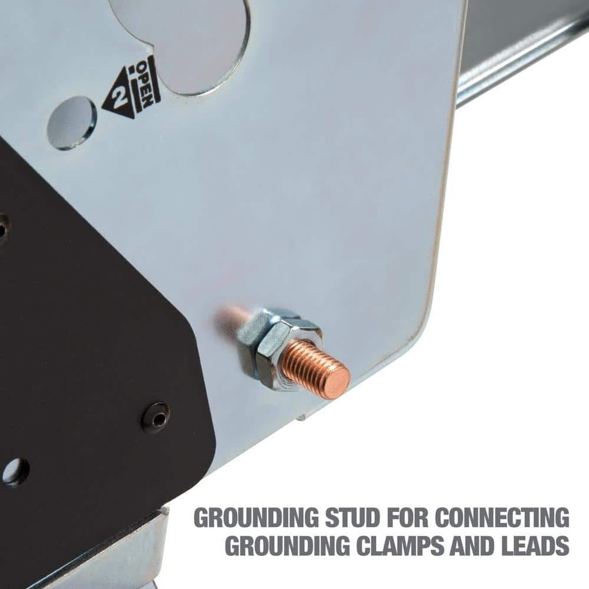 DeWalt DXMF3603WSH Adjustable Height Portable Steel Welding Sawhorse with Grounding Stud and V-Notches - 9