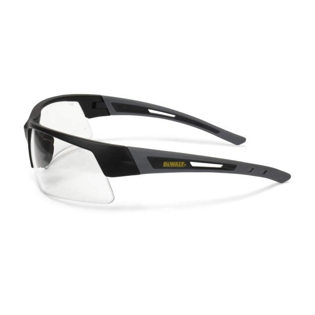 Dewalt DPG100-1D Crosscut Safety Glasses, Black Frame, Clear Lens - 4