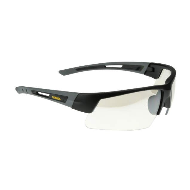 Dewalt DPG100-9D Crosscut Safety Glasses, Black Frame, Indoor/Outdoor Lens