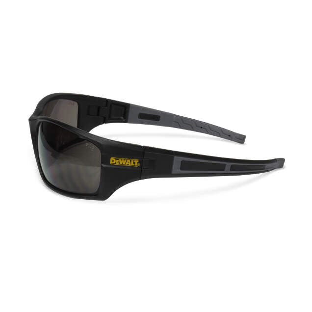 Dewalt DPG101-2D Auger Safety Glasses, Black Frame, Smoke Lens - 4