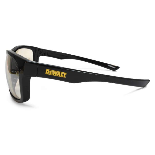 Dewalt DPG107-1D Supervisor Premium Safety Eyewear, Black Frame, Clear Lens - 4