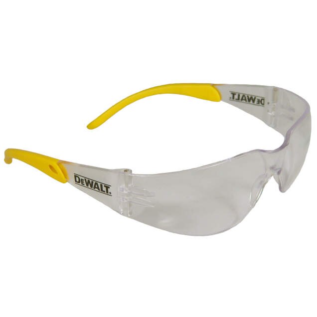 Dewalt DPG54-9D Protector Safety Glasses, I/O/ Yellow Frame, I/O Lens