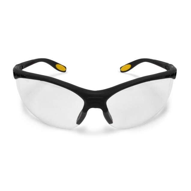 Dewalt DPG58-11D Reinforcer Safety Glasses, Black Frame, Clear Anti-Fog Lens - 3