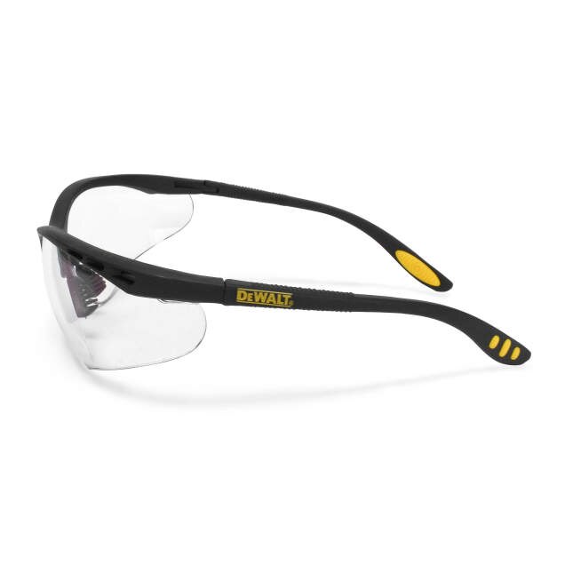 Dewalt DPG58-11D Reinforcer Safety Glasses, Black Frame, Clear Anti-Fog Lens - 4