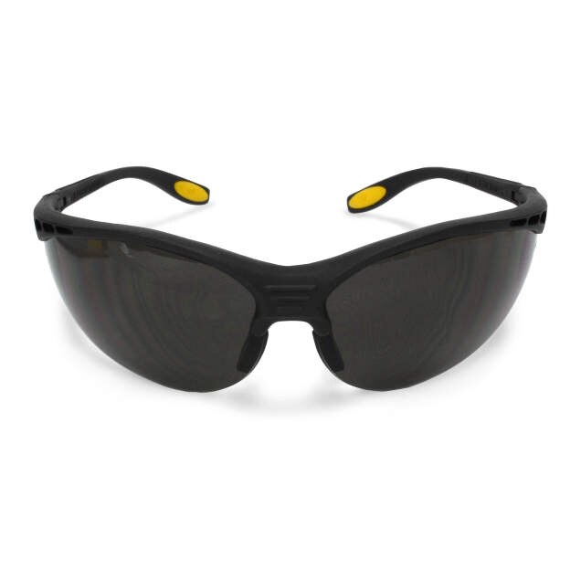Dewalt DPG58-2D Reinforcer Safety Glasses, Black Frame, Smoke Lens - 3