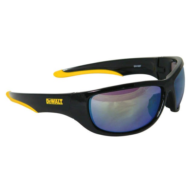 Dewalt DPG94-YD Dominator Safety Glasses, Black/Yellow Frame, Yellow Lens