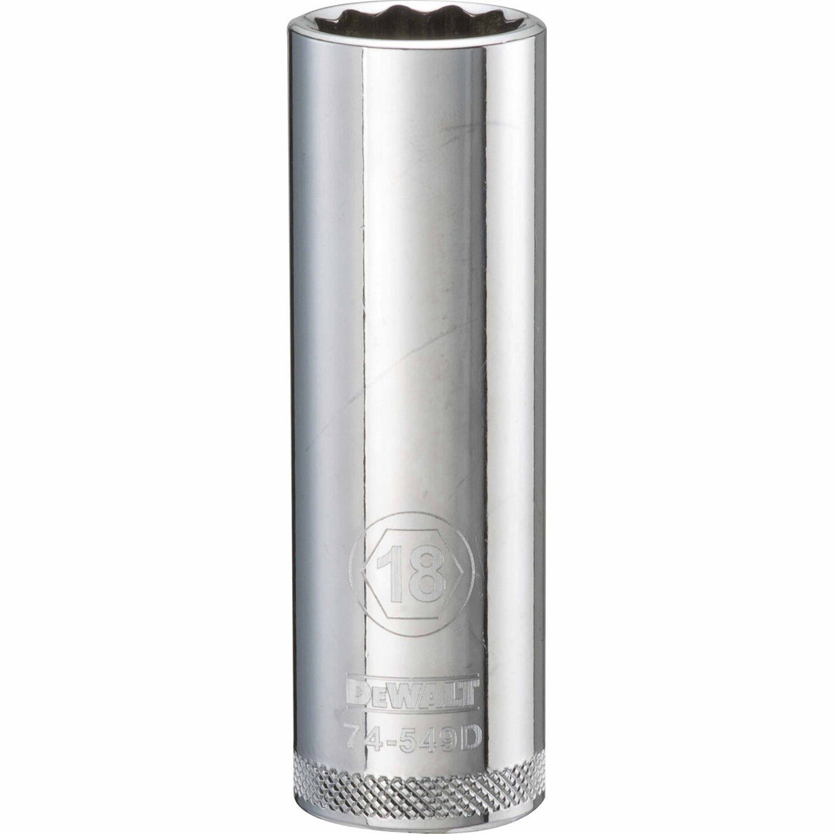 Dewalt DWMT74549OSP Mechanics 12 Point 1/2" Drive Deep Socket 18 MM