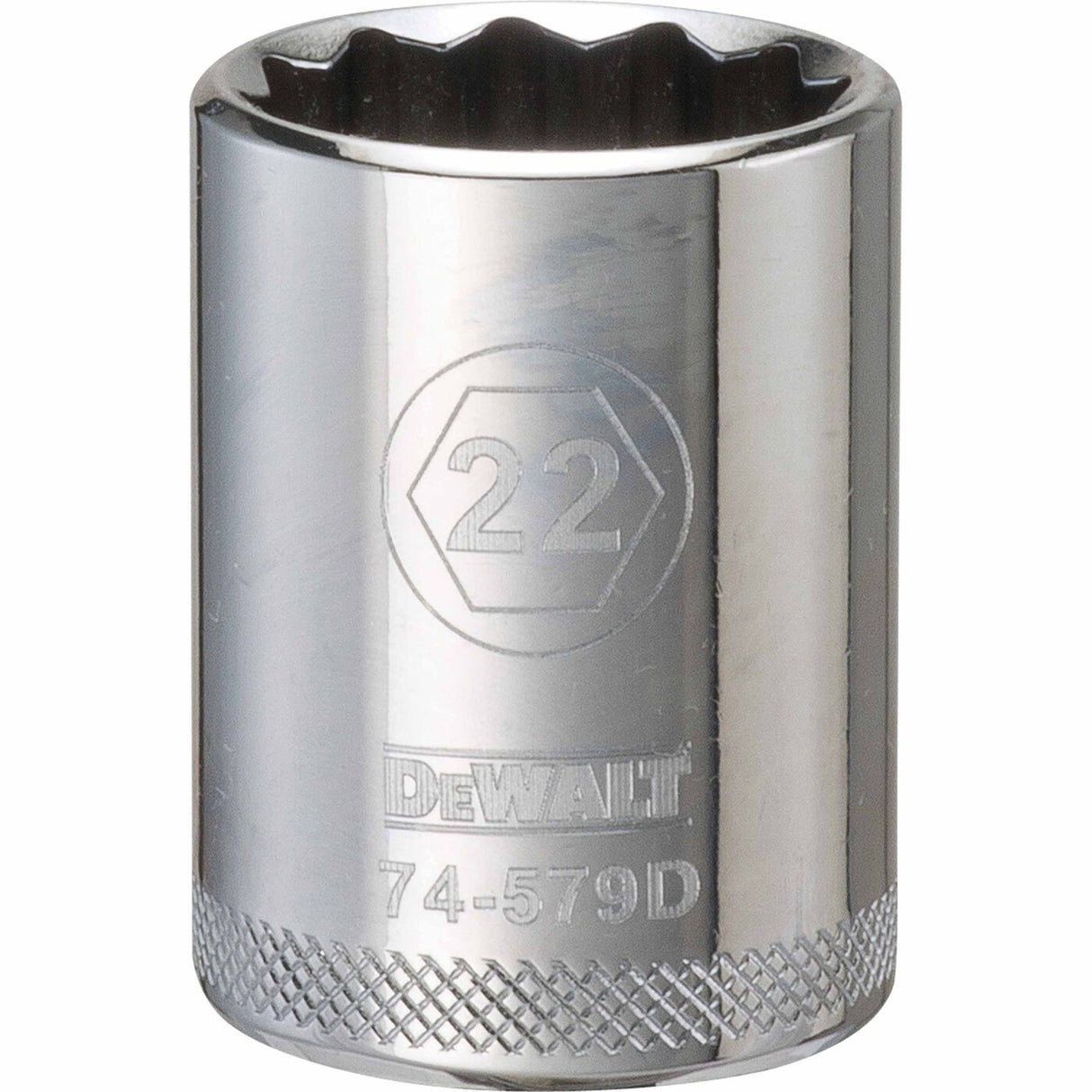 Dewalt DWMT74579OSP Mechanics 12 Point 1/2" Drive Socket 22 MM