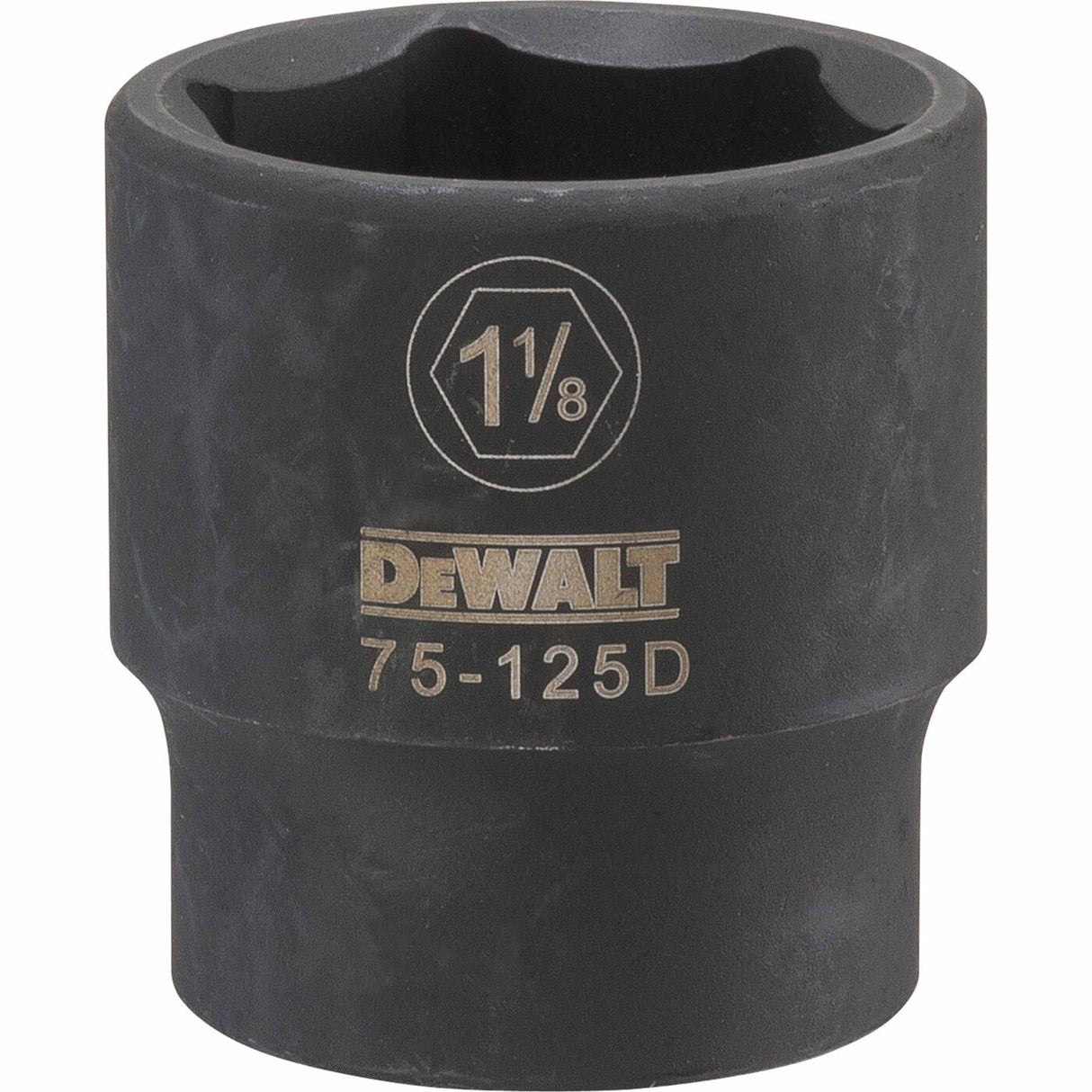 Dewalt DWMT75125OSP Mechanics 6 Point 1/2" Drive Impact Socket 1-1/8" SAE