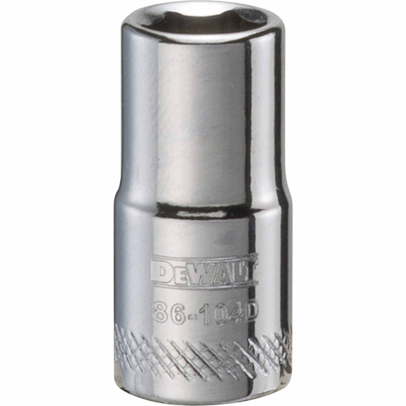 DeWalt DWMT86104OSP Mechanics 6 Point 1/4 Drive Socket 7 MM clean product view for small metric fastening with hand ratchets in shop and service work