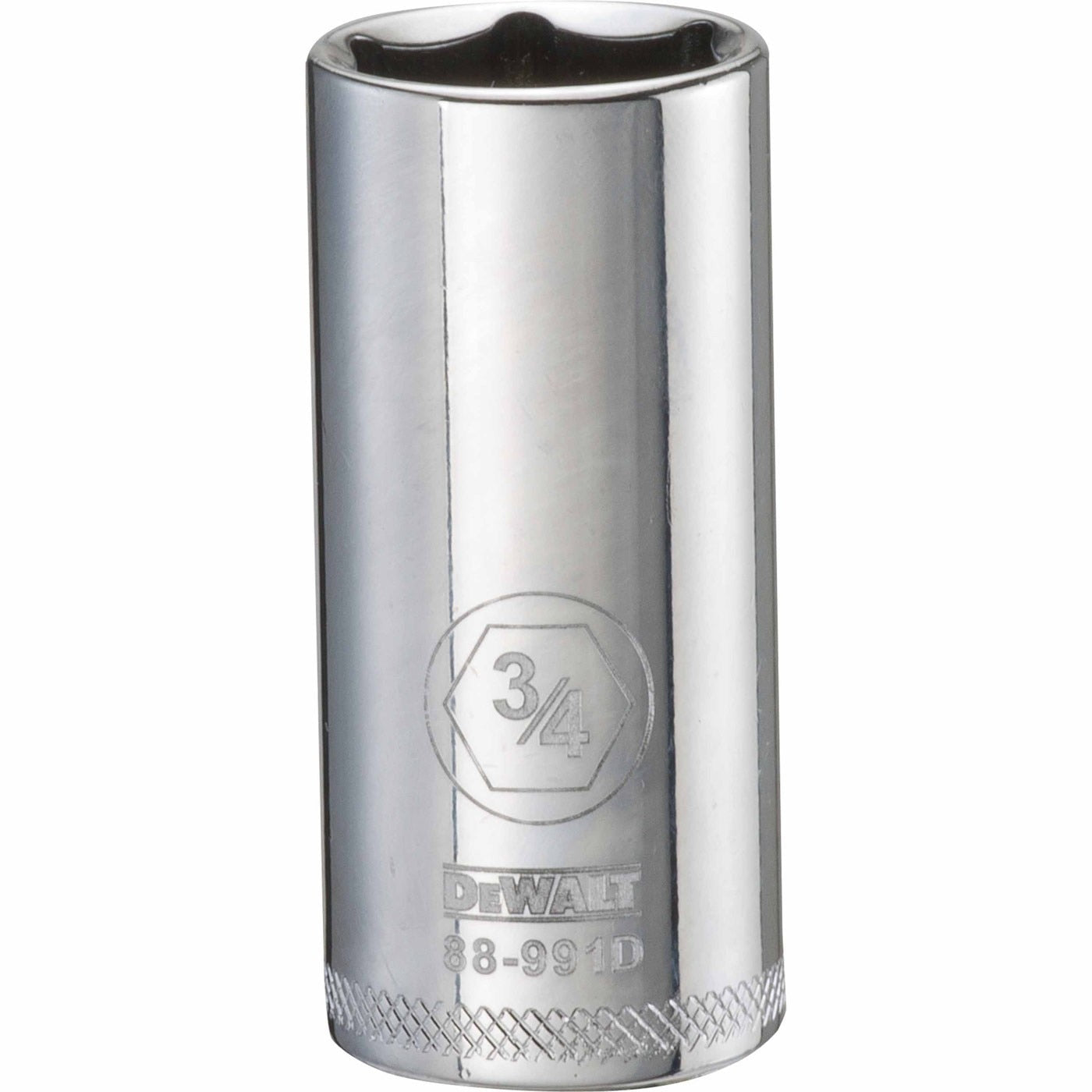 DeWalt DWMT88991OSP Mechanics 6 Point 3/8 Inch Drive Deep Socket 3/4 Inch clean product view for SAE fastening and mechanical repair work