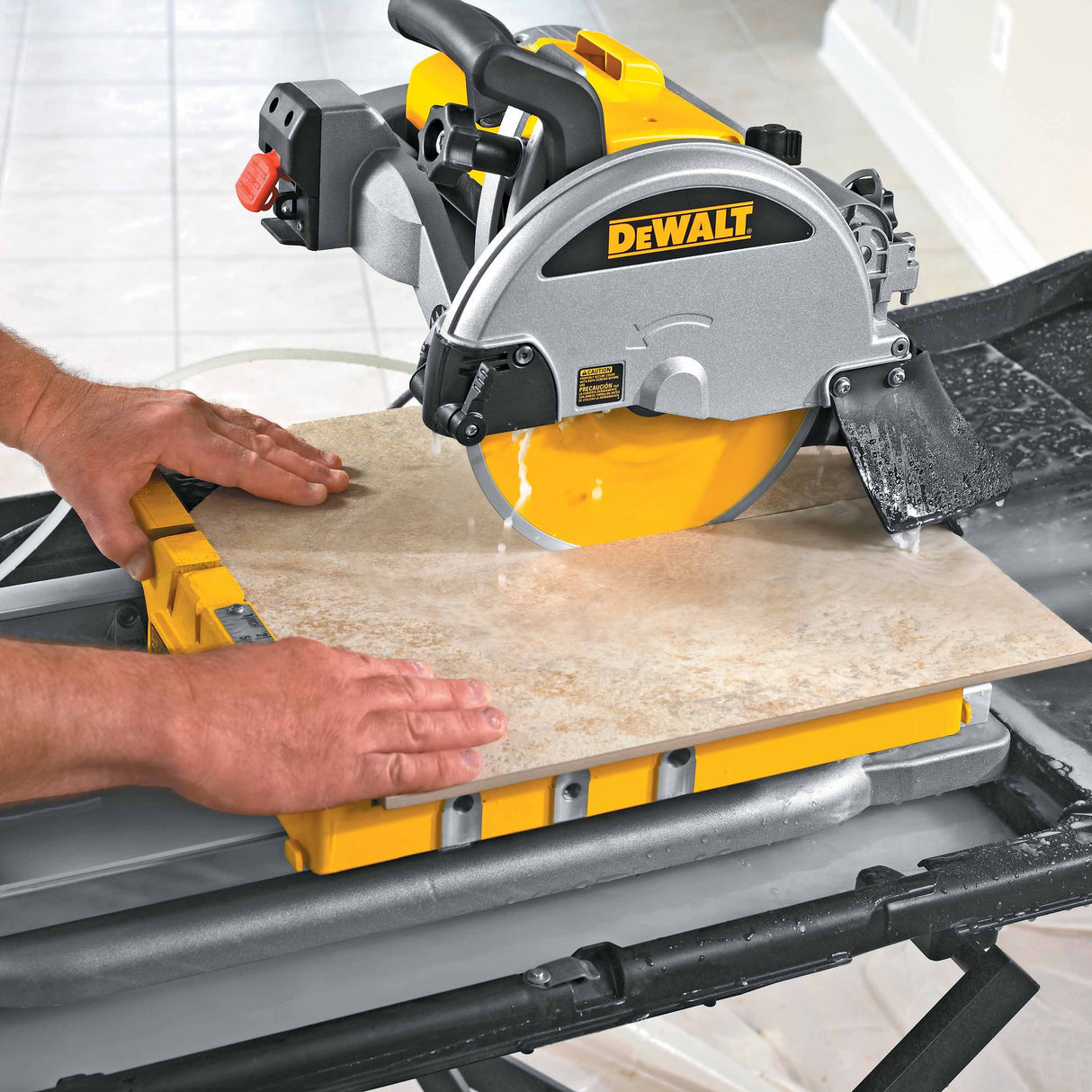 DeWalt D24000 Heavy-Duty 10" Wet Tile Saw - 12