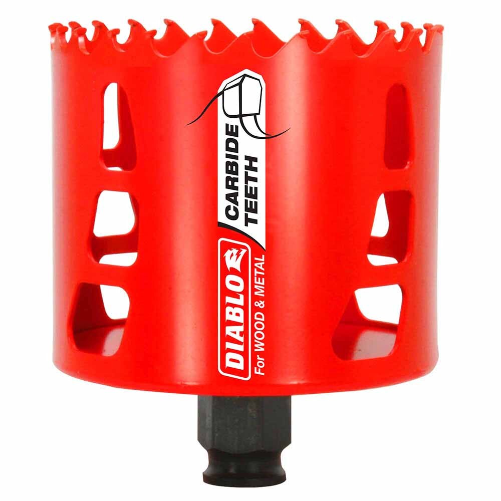 Diablo DHS3125CT 3-1/8" (79mm) Carbide-Tipped Wood & Metal Holesaw