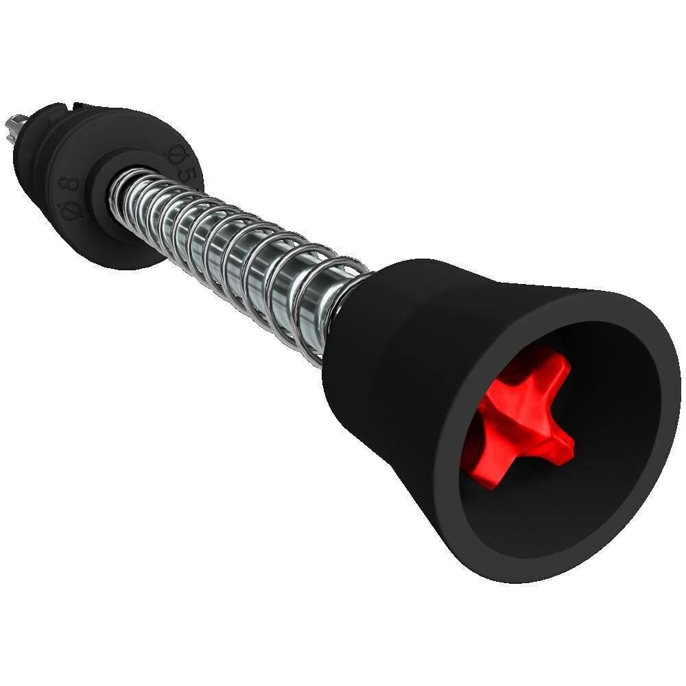 Diablo DMAPLA4400-S6 AMPED Rebar Demon SDS-Plus 4-Cutter Full Carbide Head Dust Extraction Hammer Drill Bit (5 Pack) - 2