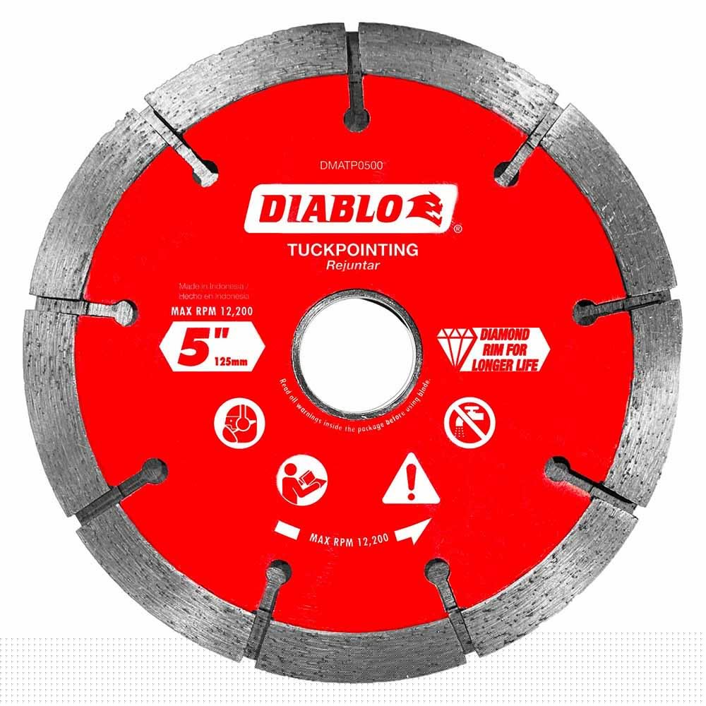 Diablo DMATP0500 5" Diamond Tuck Point Blade for Masonry