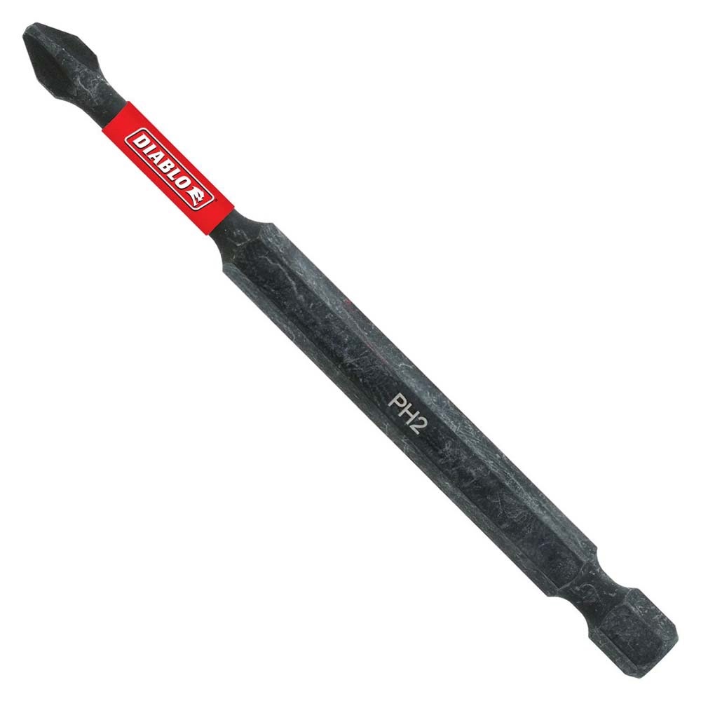 Diablo DPH235B 3-1/2 in. #2 Phillips Drive Bit for Extreme Durability and Long Life