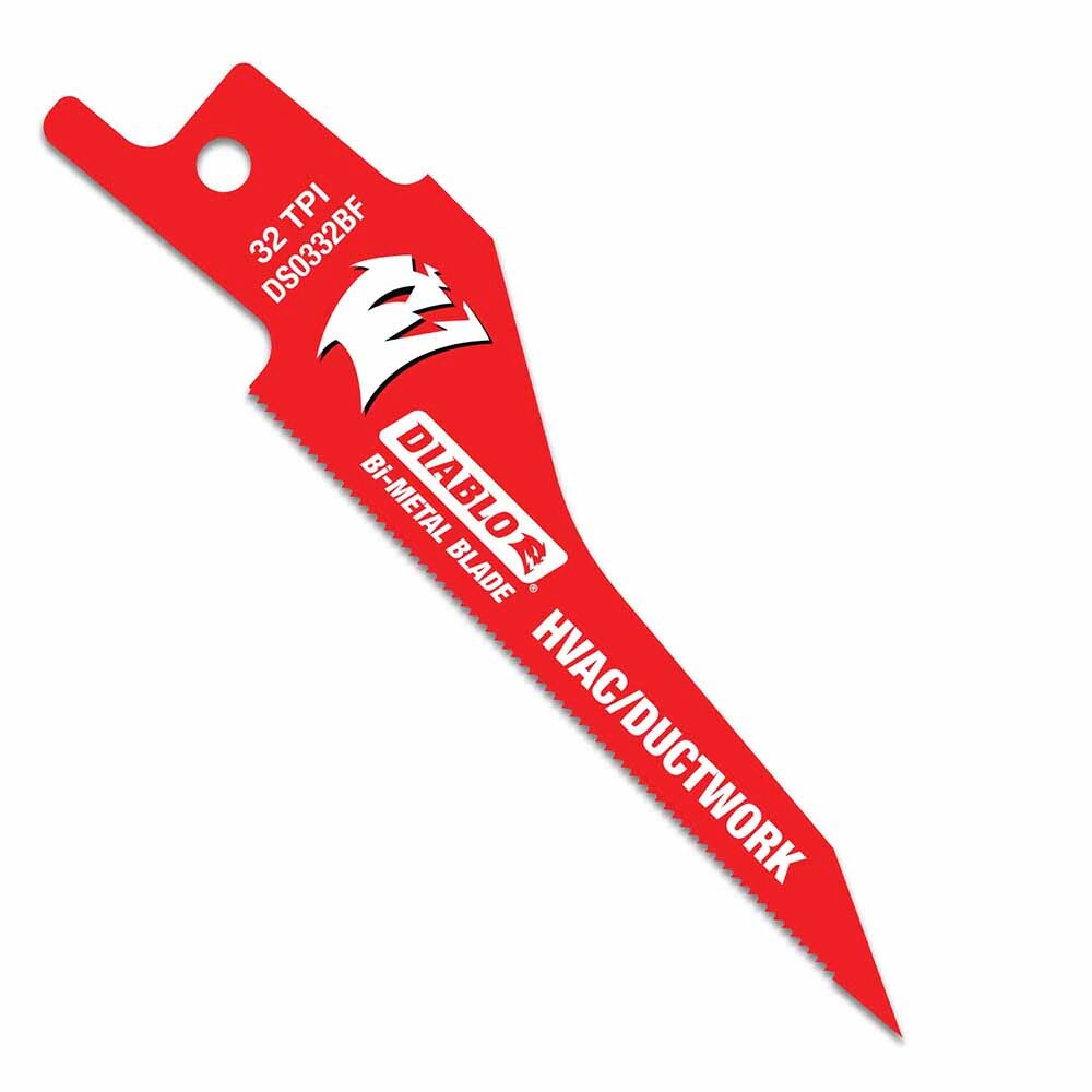 Diablo DS0332BF5 3-1/4" HVAC/Ductwork Bi-Metal Reciprocating Blade - 5 Pack