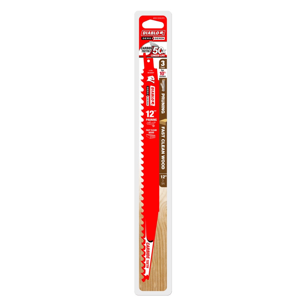 Diablo DS1203CP3 12" Carbide Tipped Pruning and Clean Wood Blade, 3 Pack - 2