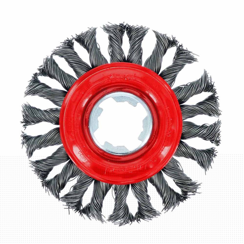 Diablo DWW400XFCC01F 4" X-LOCK Carbon Steel Full Cable Twist Wheel