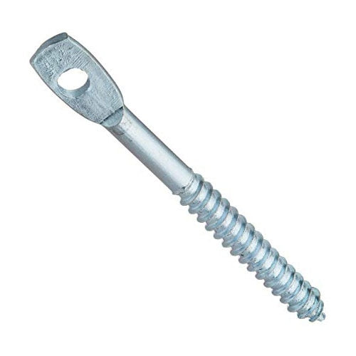 Docs Marketing W300CZP 1/4" x 3" Wood Eye Lag Screw - Zinc Plated (100/Box) - 2