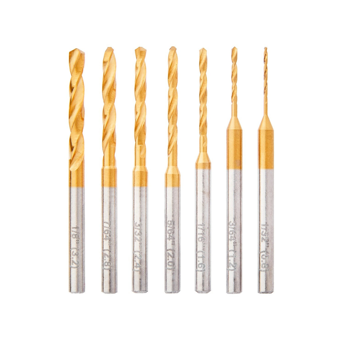 Dremel 628HP Titanium Coated Drill Bit Set with Case for Wood Plastic and Metal (7 Pack) - 3