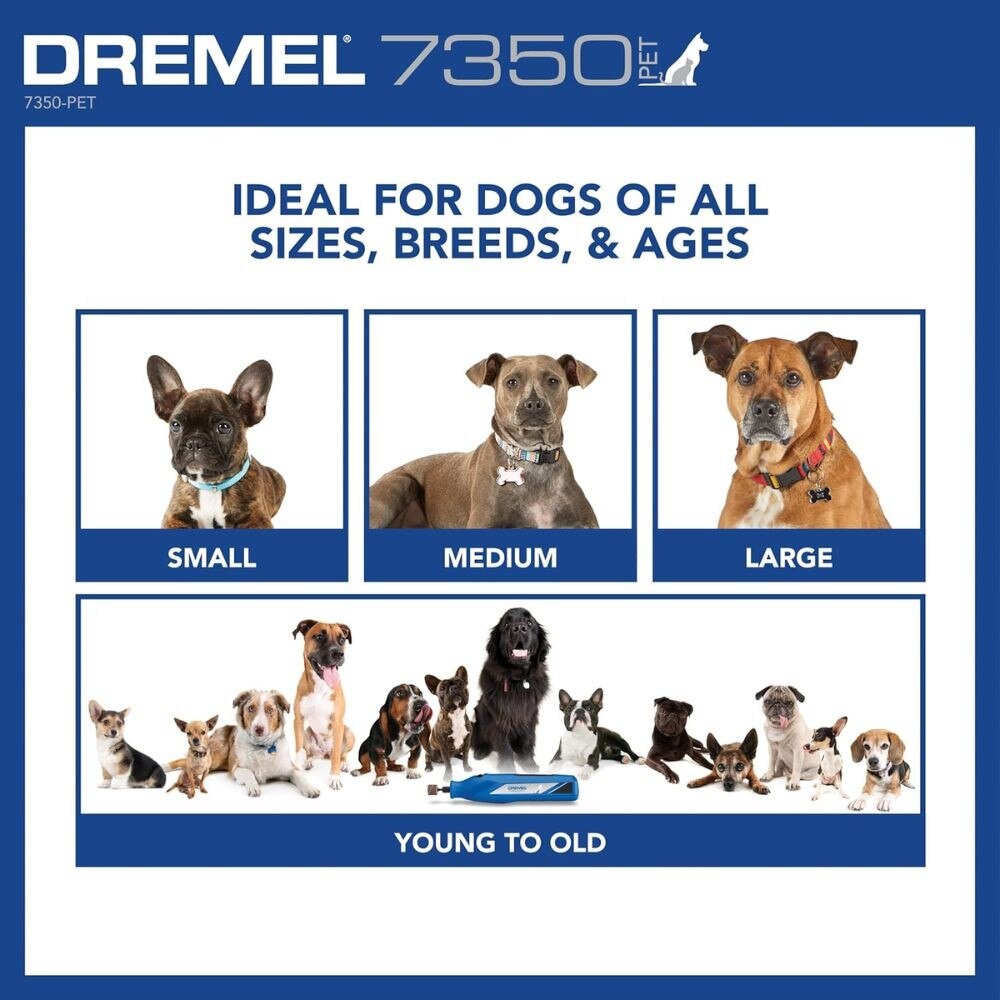 Dremel 7350-PET 3.6V Pet Grooming Kit - 8