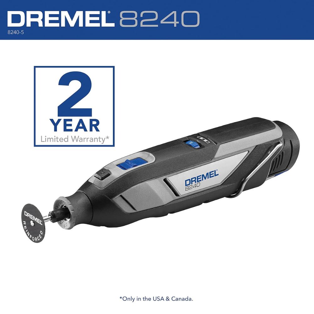 Dremel 8240-5 12V Cordless Rotary Tool Kit - 4