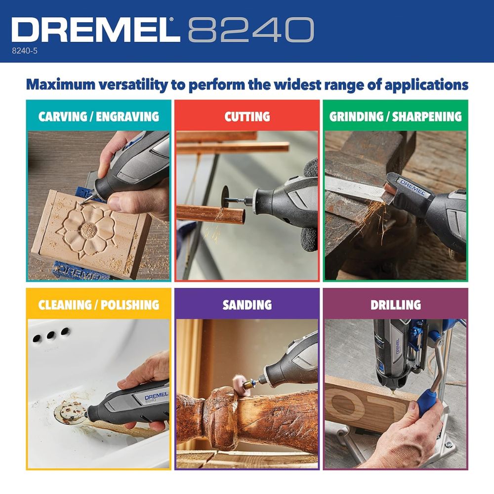 Dremel 8240-5 12V Cordless Rotary Tool Kit - 5