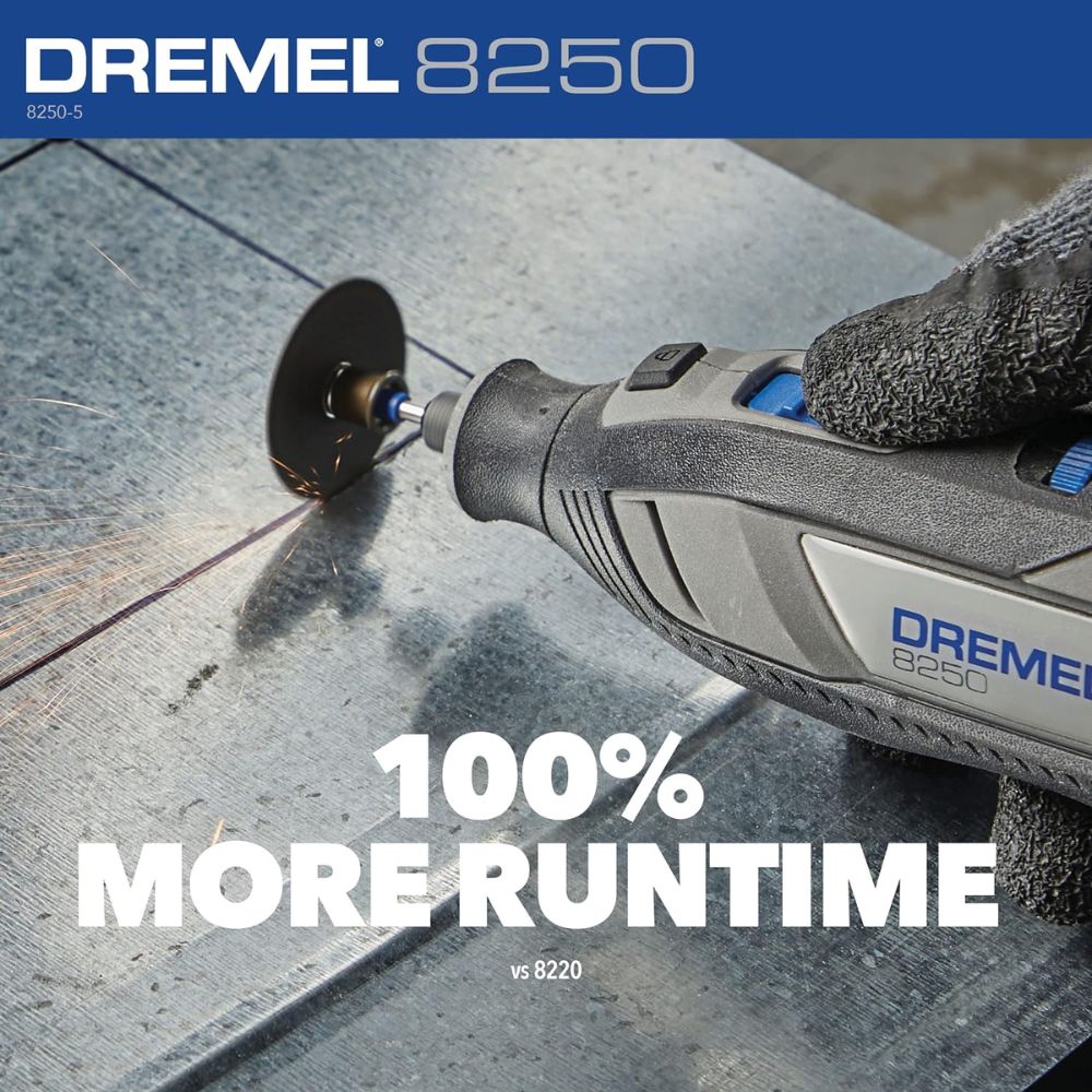 Dremel 8250-5 12V Cordless Brushless Rotary Tool Kit - 7
