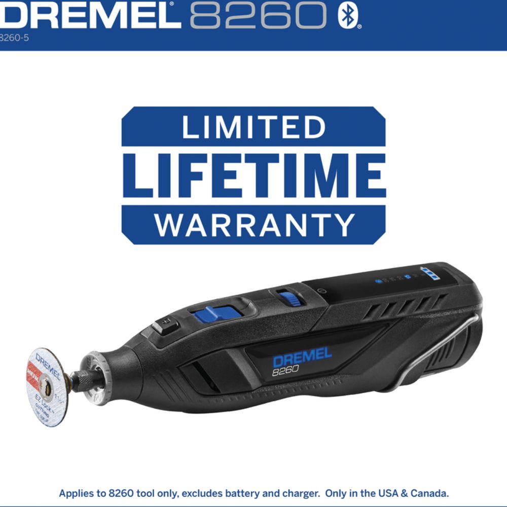 Dremel 8260-5 12V Cordless Brushless & Connected Rotary Tool Kit - 6