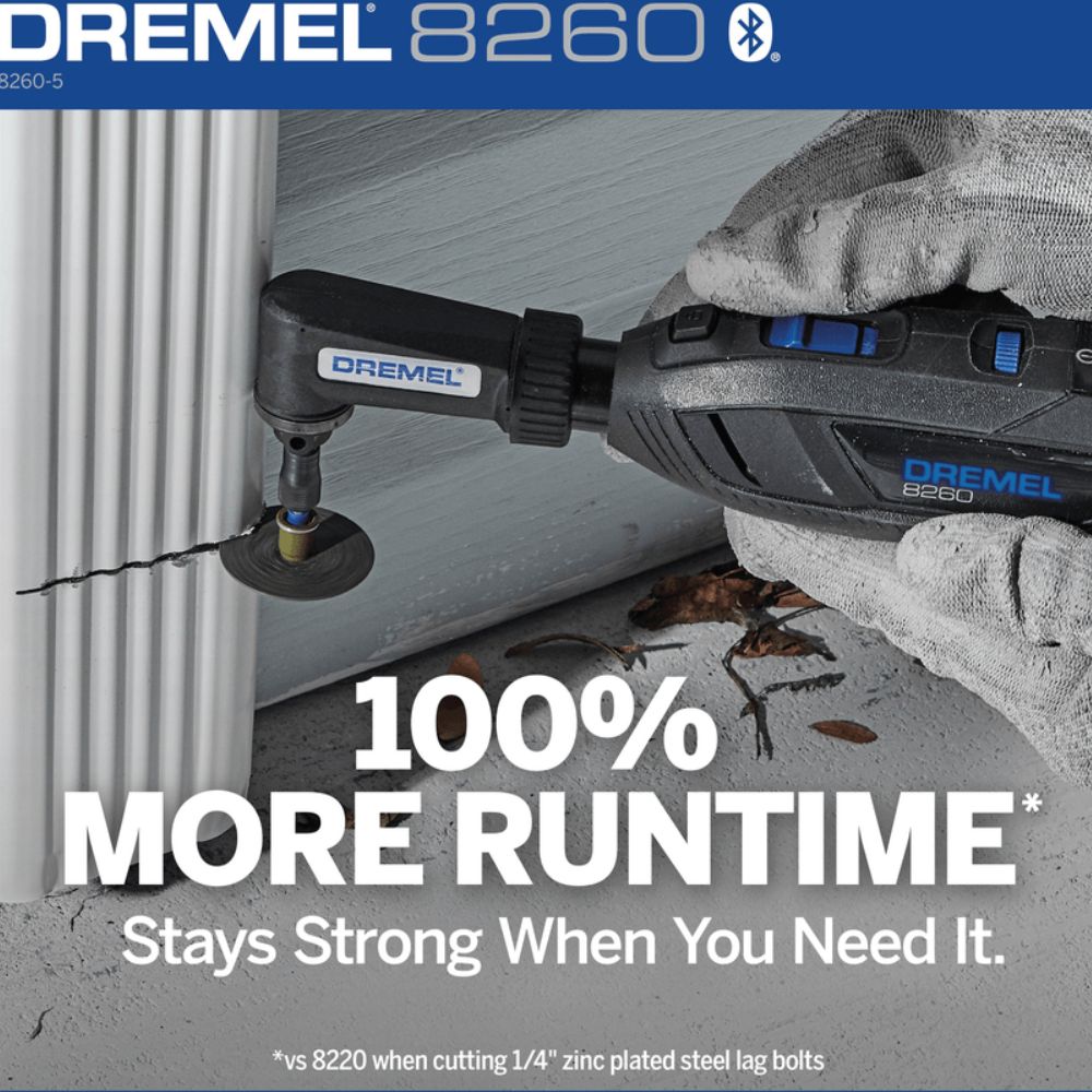 Dremel 8260-5 12V Cordless Brushless & Connected Rotary Tool Kit - 10