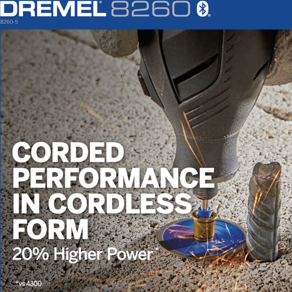 Dremel 8260-5 12V Cordless Brushless & Connected Rotary Tool Kit - 11