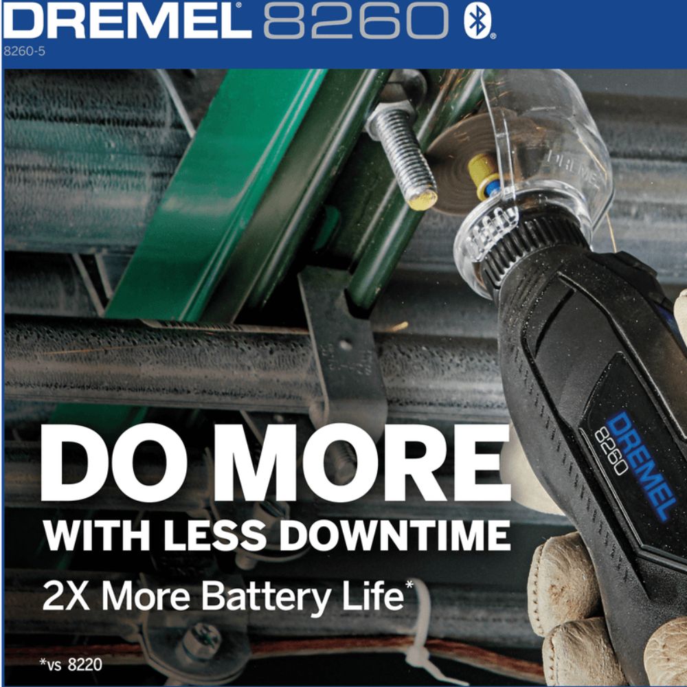 Dremel 8260-5 12V Cordless Brushless & Connected Rotary Tool Kit - 12